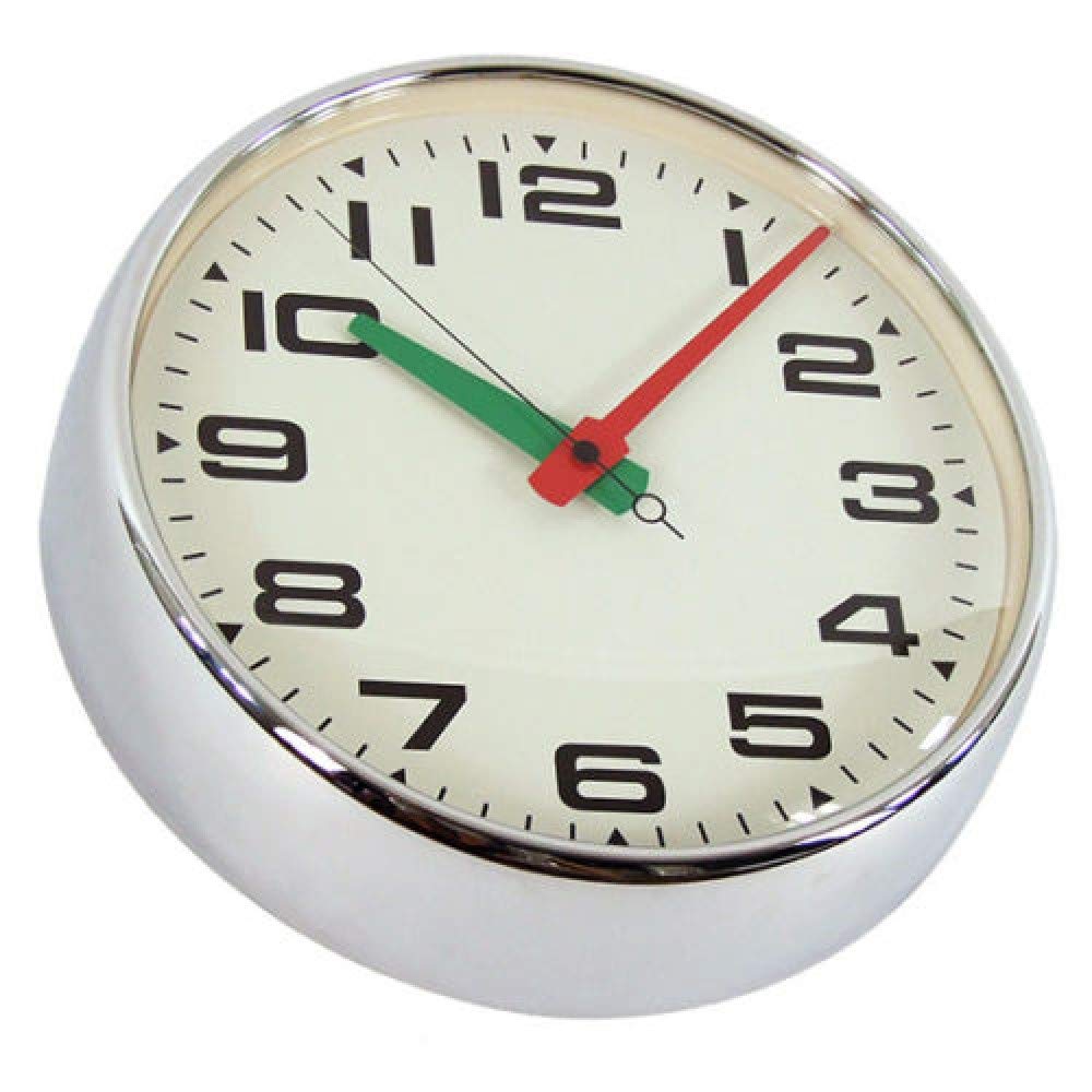 NEWGATE Brixton Wall Clock Chrome 掛け時計 NEWGATE WALL CLOCK BRIXTON WEST ELM RETRO STYLE CHROME CLOCK